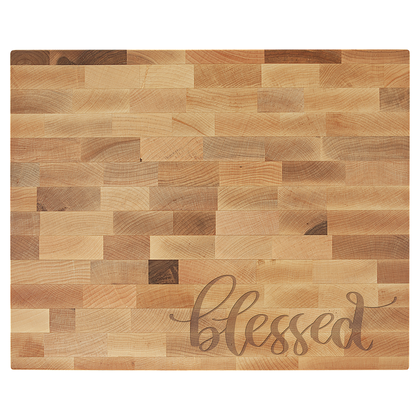 Personalized Maple End Grain Butcher Block | Custom Engraved Chef Cutting Board