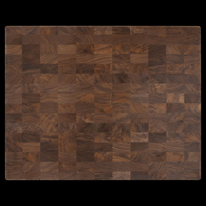 Personalized Walnut End Grain Butcher Block | Custom Engraved Chef Cutting Board