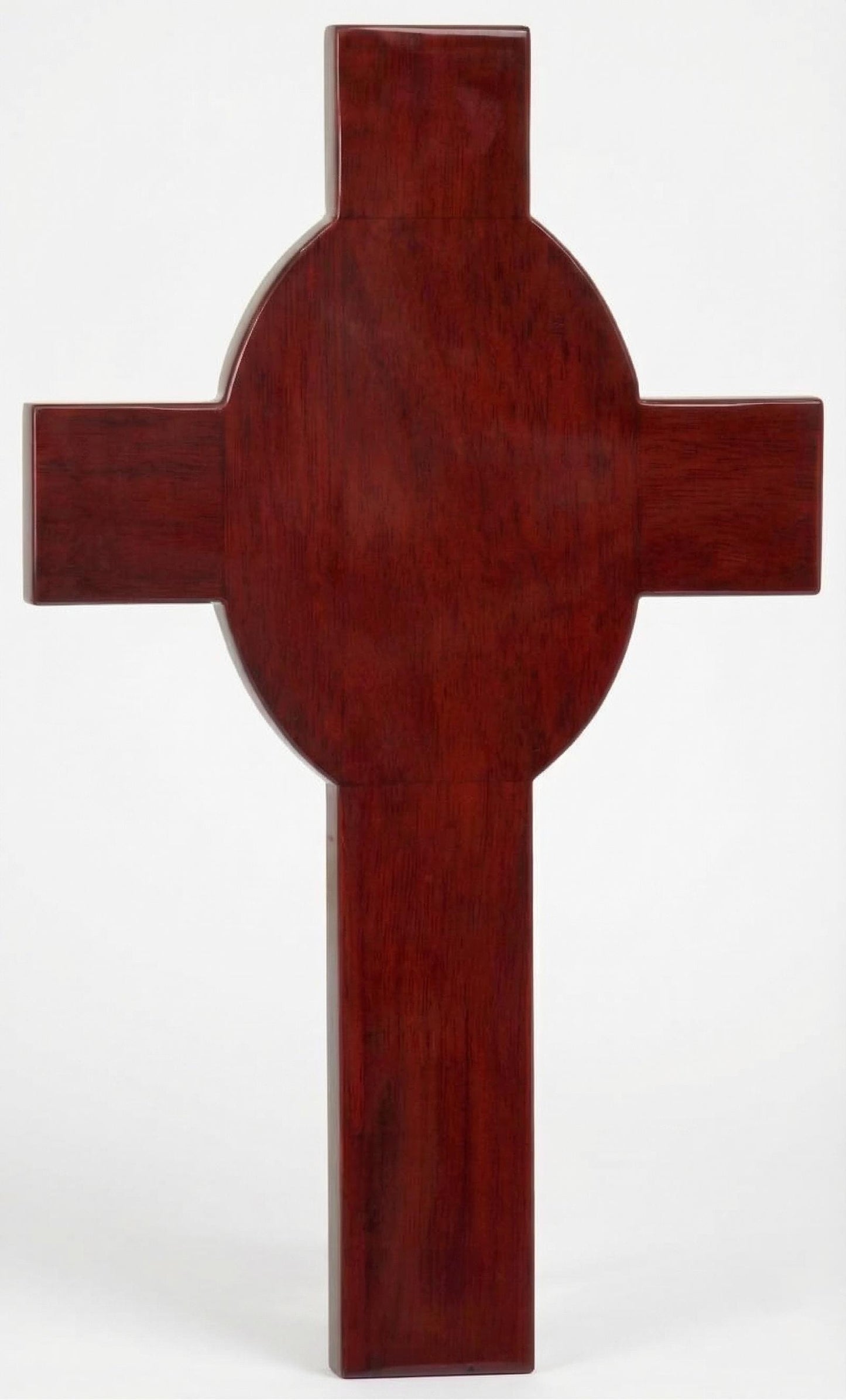 Custom Engraved Rosewood Piano Finish Cross Keepsake - 8" x 13 5/8"