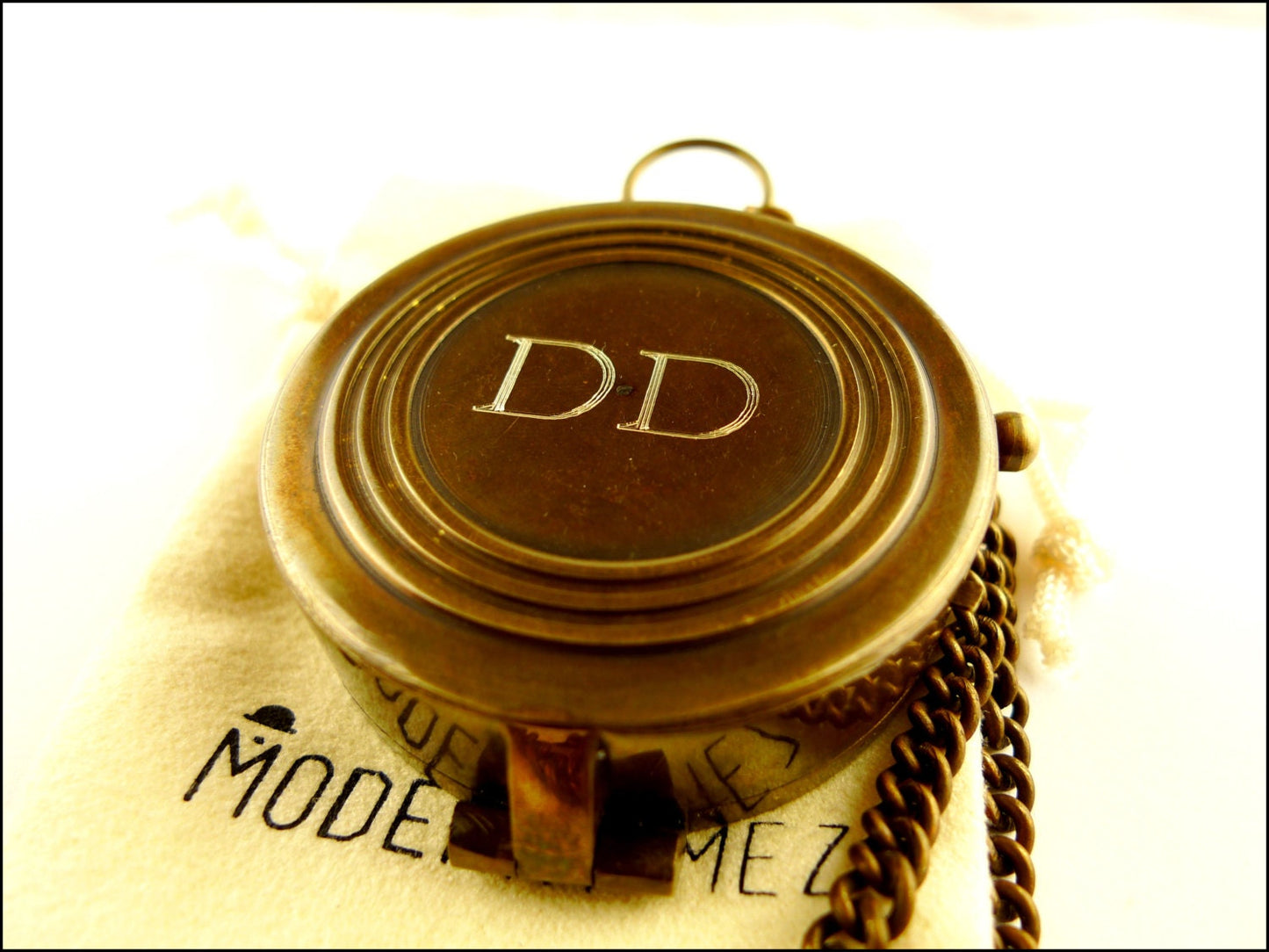 Personalized Engraved Brass Compass, Special Occasion Gift