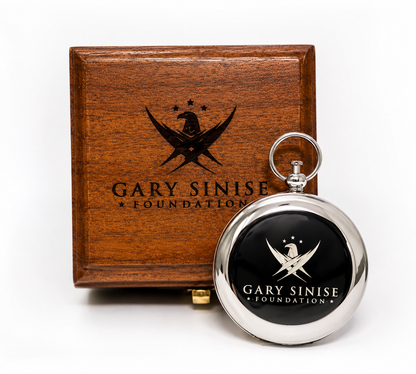 Engraved Compass, Silver Plated Navigational Tool, Cross Inlay Box