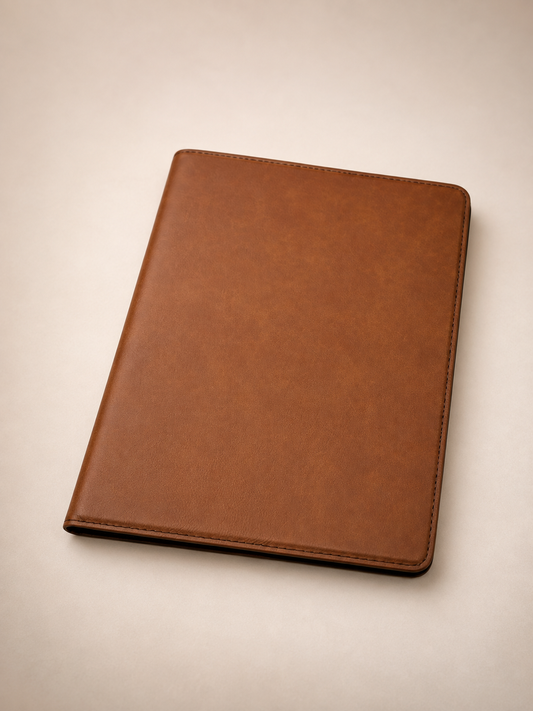 Personalized Leatherette Padfolio, Laser Engraved Executive Portfolio, Graduation Gift